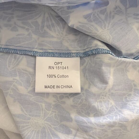 O.P.T Didi Mini Dress Blue Floral Size Large NWOT - Picture 10 of 12